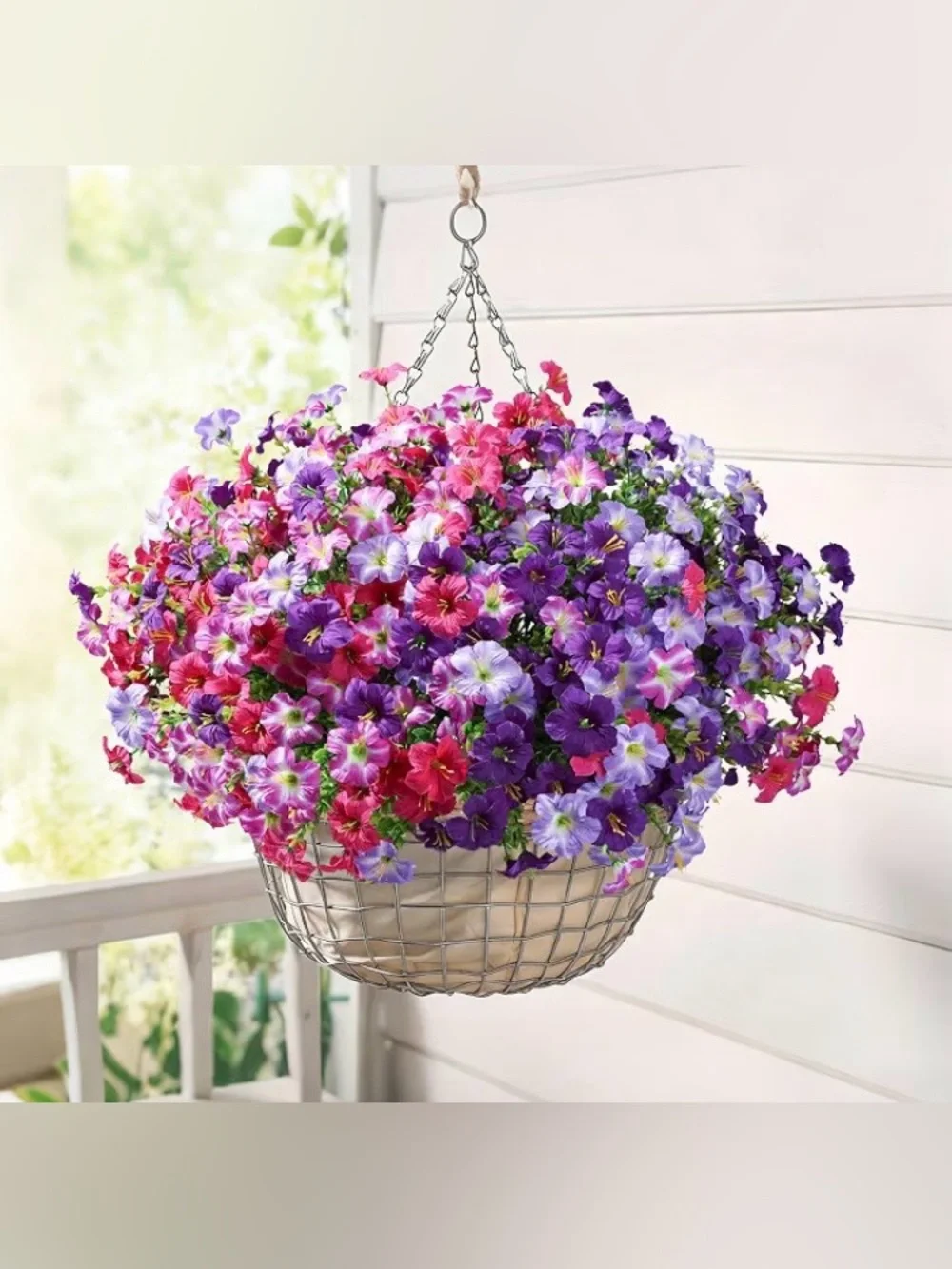 20 Bundles Faux Morning Glory Artificial Flowers for Outdoors, SEALED PACKAGE